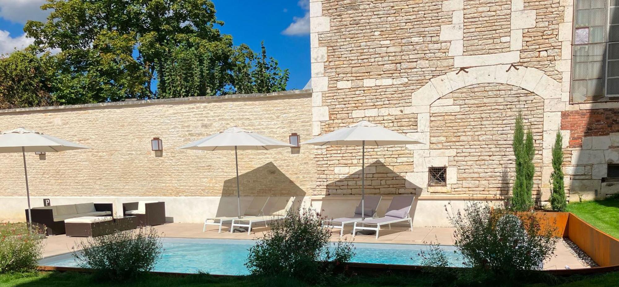 La Villa Lombardi En Champagne, Avec Piscine Privee Et Jacuzzi Les Riceys Bagian luar foto
