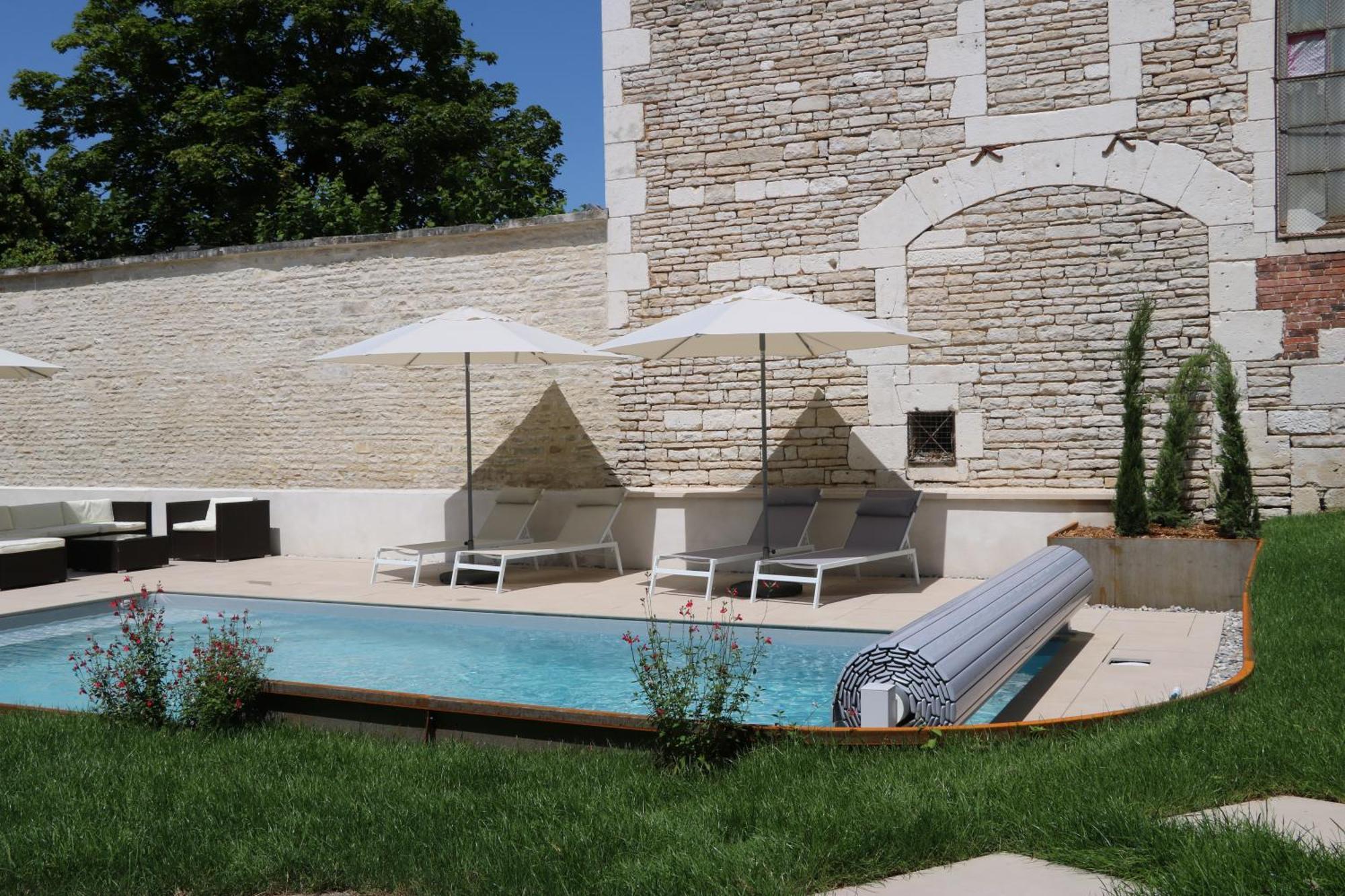 La Villa Lombardi En Champagne, Avec Piscine Privee Et Jacuzzi Les Riceys Bagian luar foto