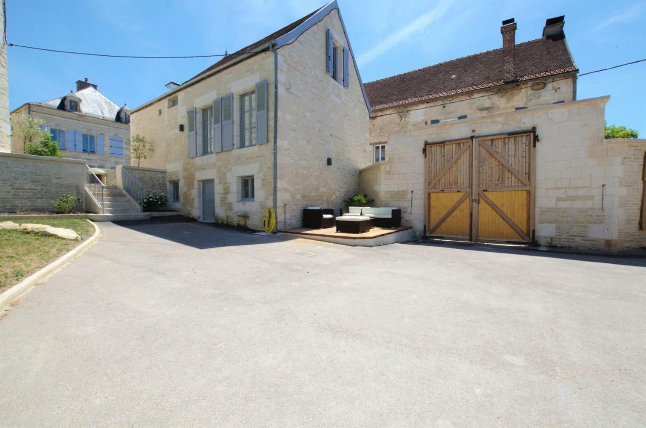 La Villa Lombardi En Champagne, Avec Piscine Privee Et Jacuzzi Les Riceys Bagian luar foto